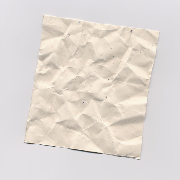 Torn rippled paper