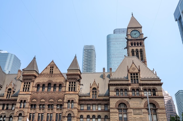 Toronto Old City Hall clock tower Ontario Canada