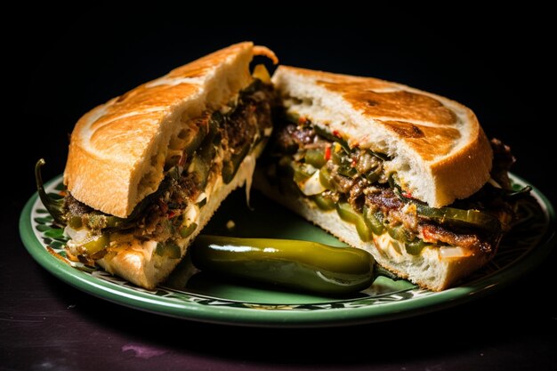 Photo tortas with tangy pickled jalapenos yummy delicious tortas food image photography