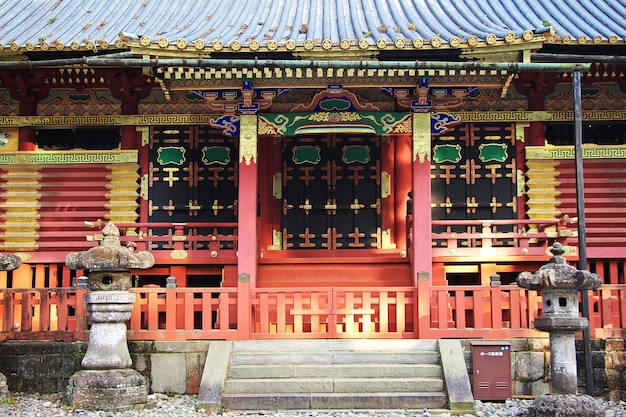 Toshogu temple at autumn Nikko Japan