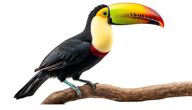 Toucan isolated on white background