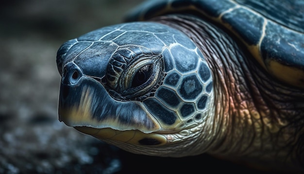 Tough old tortoise shell a living organism generated by AI