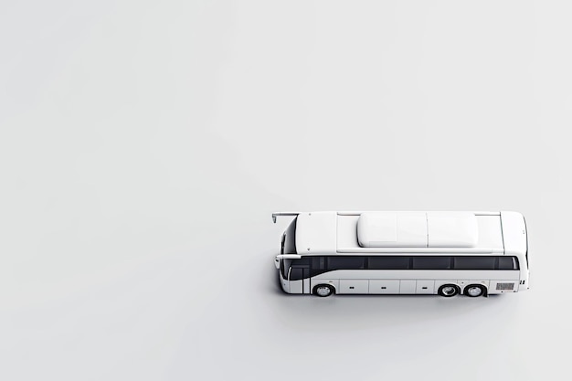 Photo tour bus vehicle travel white background