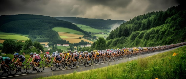 The Tour de France Mountain stages sprints time trials Generative AI