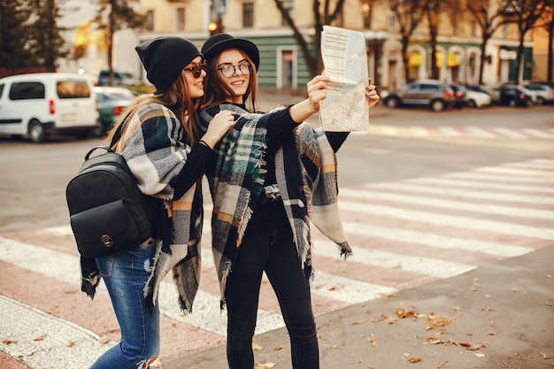 tourist girls