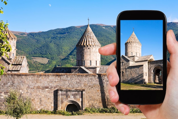 Tourist photographs of Tatev Monastery in Armenia