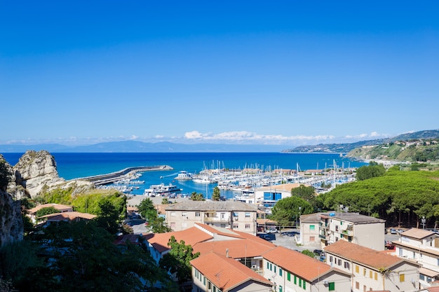 The Tourist Port of Tropea is a marina on the Tyrrhenian Coast