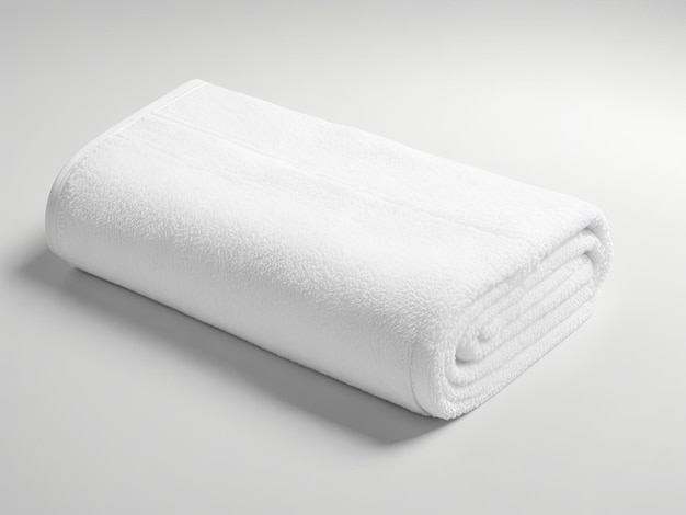 towel image of blank mockup generative ai