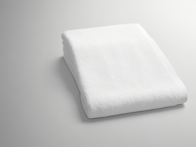 towel image of blank mockup generative ai