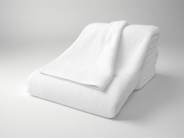 towel image of blank mockup generative ai