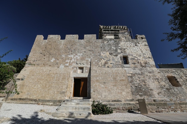 Tower in Bodrum Castle Mugla Turkey