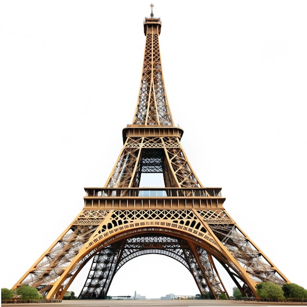 a tower that has the word eiffel on it