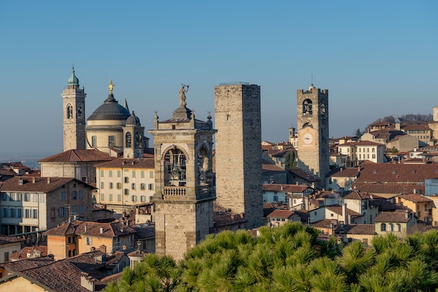 The towers of bergamo