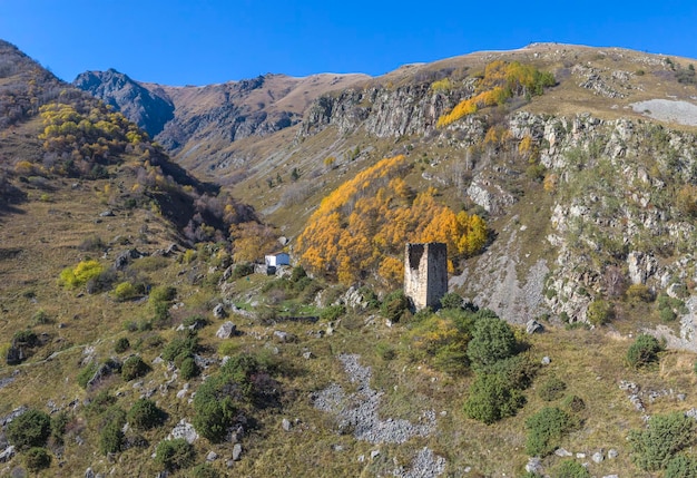 Towers in the mountains of north ossetia