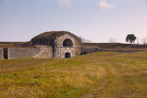 Town of Palmanova defense walls and trenches Italy