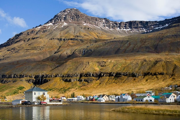 Township of Seydisfjordur Iceland