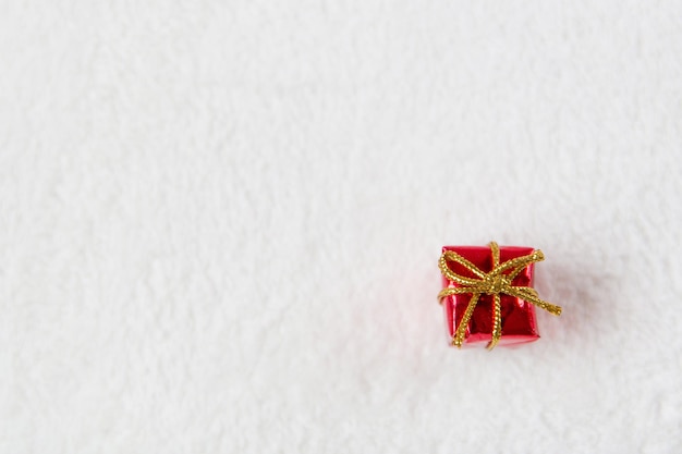 Toy Christmas snowman on a white background