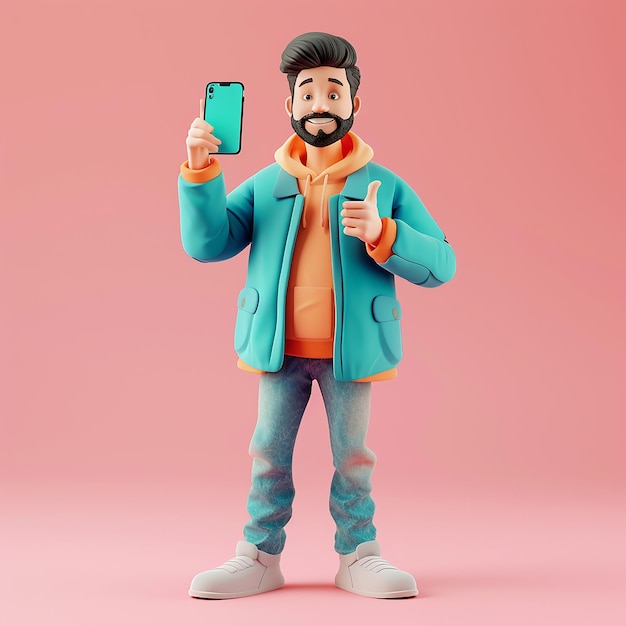 a toy figure with a green jacket and a blue jacket that says quot beard quot