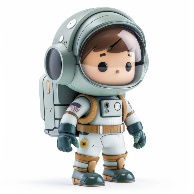 A toy figurine of a man in a space suit exploring the unknown