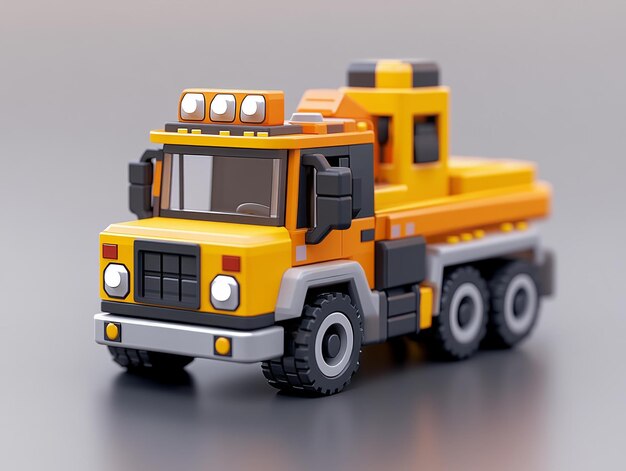 Photo toy fire truck lego construction vehicle miniature emergency equipment