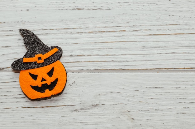 Toy Halloween Pumpkins with felt holiday decor party accessories