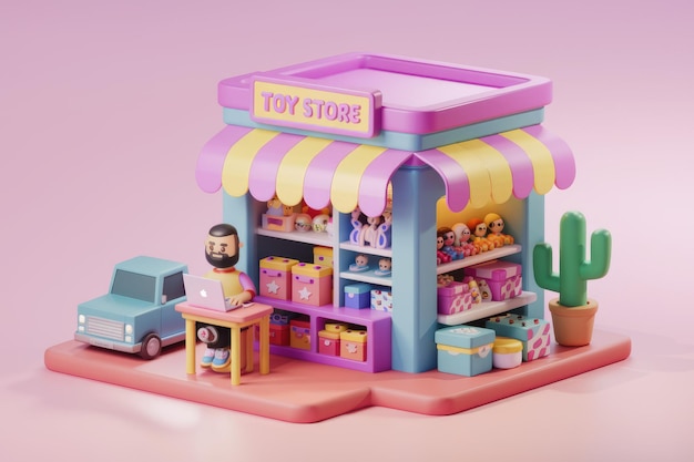 The Toy Store Owner and His Digital World