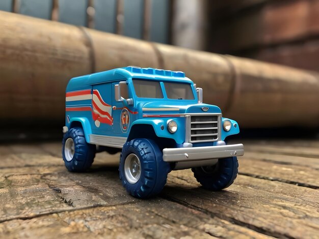 Photo a toy truck with the word fire on the front