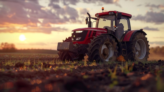 tractor in agriculture field