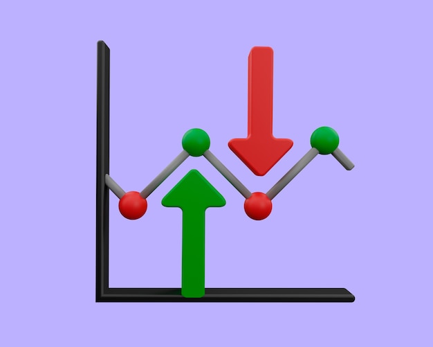 trading session icon, financial markets concept, 3d rendering.