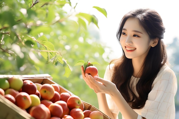 traditional apple picking excursion capturing the joy of harvesting fruits during the equinox season