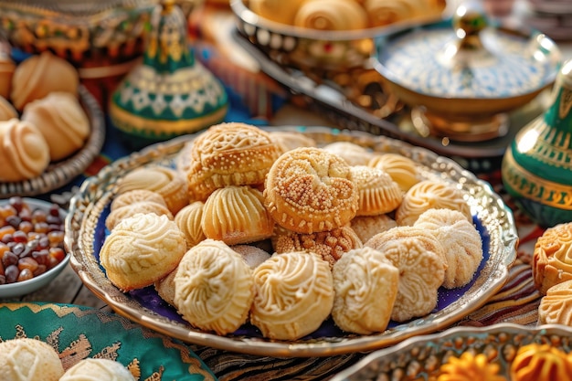 Traditional Arabic cookies and sweets for Eid and Ramadan