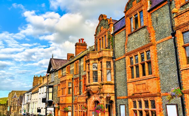 Traditional architecture in Conwy Wales the United Kingdom