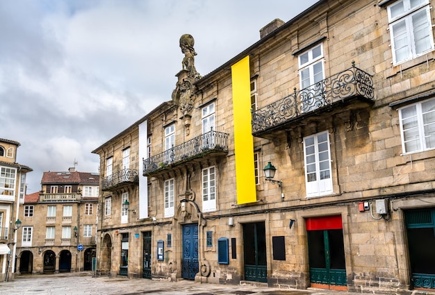 Traditional architecture of Santiago de Compostela in Spain