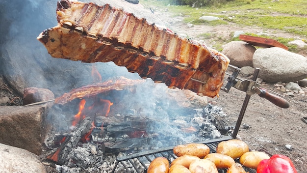 Traditional Argentine food, Roast beef and potatoes