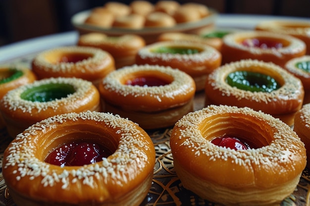 Traditional azerbaijan sweets shakarbura