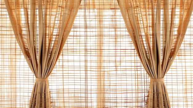 Traditional Bamboo Curtain Surface Texture Background