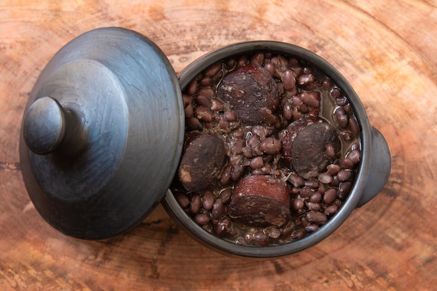 Traditional Brazilian dish feijoada