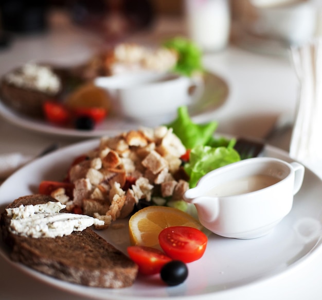 Traditional caesar salad