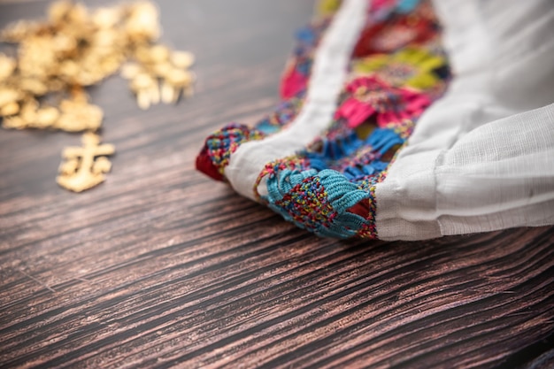 Traditional Camisole of the handmade peasant woman of Panama