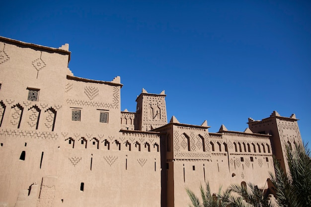 traditional casbah fortress near Ouarzazate Morocco