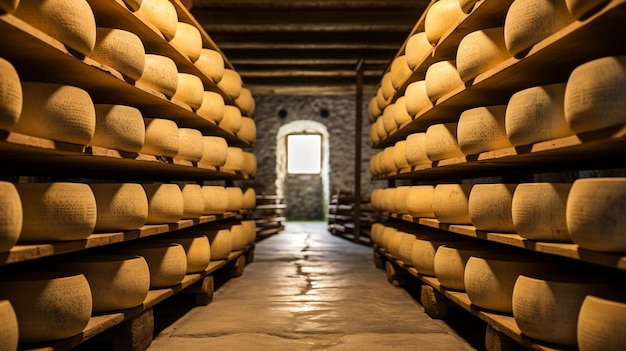 traditional cheese house in old town