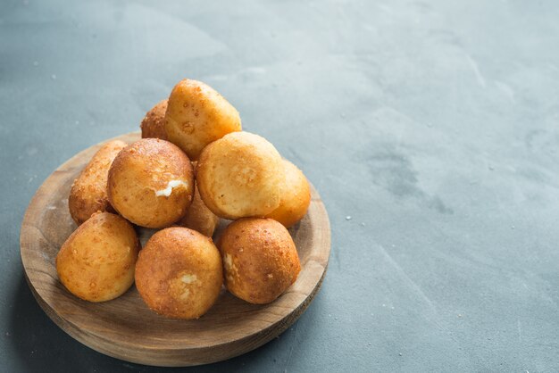 Traditional colombian buñuelo.