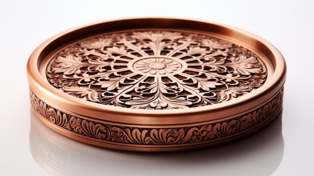 Traditional Copper Mold on Transparent Background