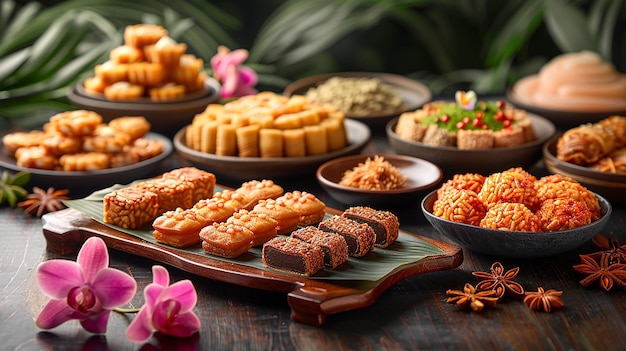 Traditional dishes and sweets that are prepared and distributed on Vesak in honor Buddha