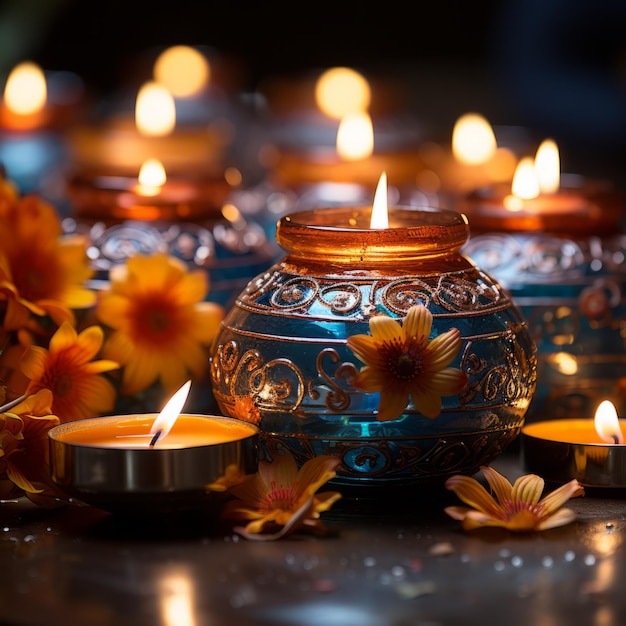 Traditional Diwali Lights