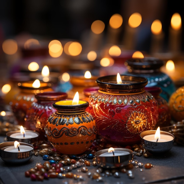 Traditional Diwali Lights