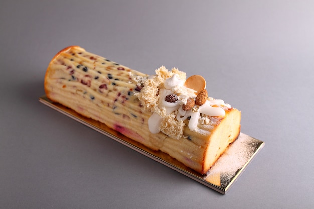 Traditional Easter dessert made from cottage cheese with raisins, nuts and candied fruits