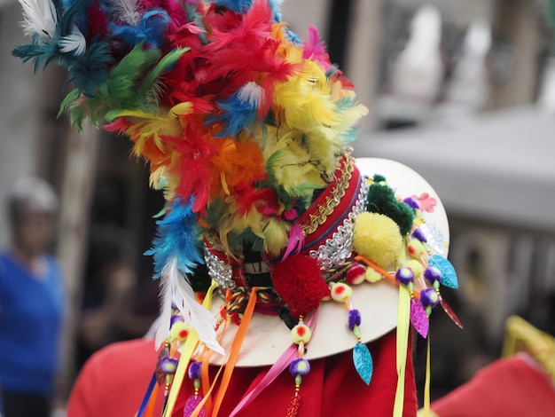 Traditional ecuador parade costume dress