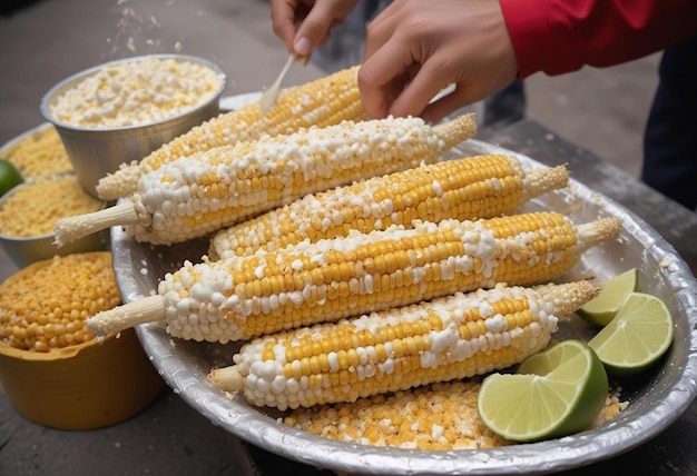 Traditional Elote Preparation