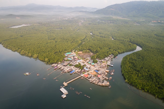 Traditional fisherman village 